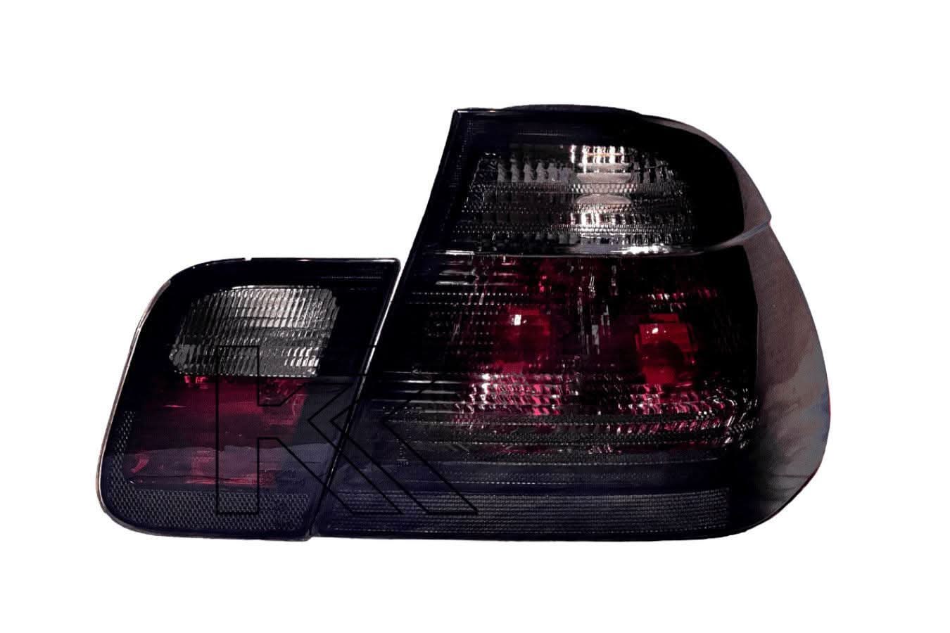 BMW Series 3 E46 Sedan Black Lens Tail Lights (1998-2001)