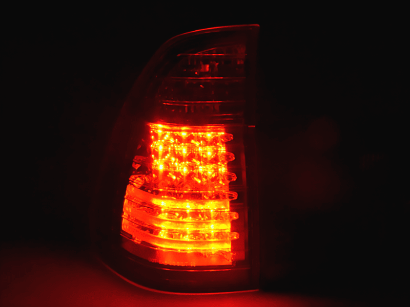 BMW X5 E53 Black / Clear LED Tail Lights (1998-2002)