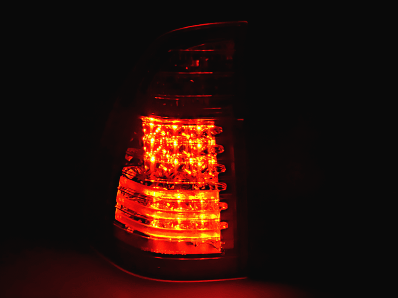 BMW X5 E53 Black / Clear LED Tail Lights (1998-2002)