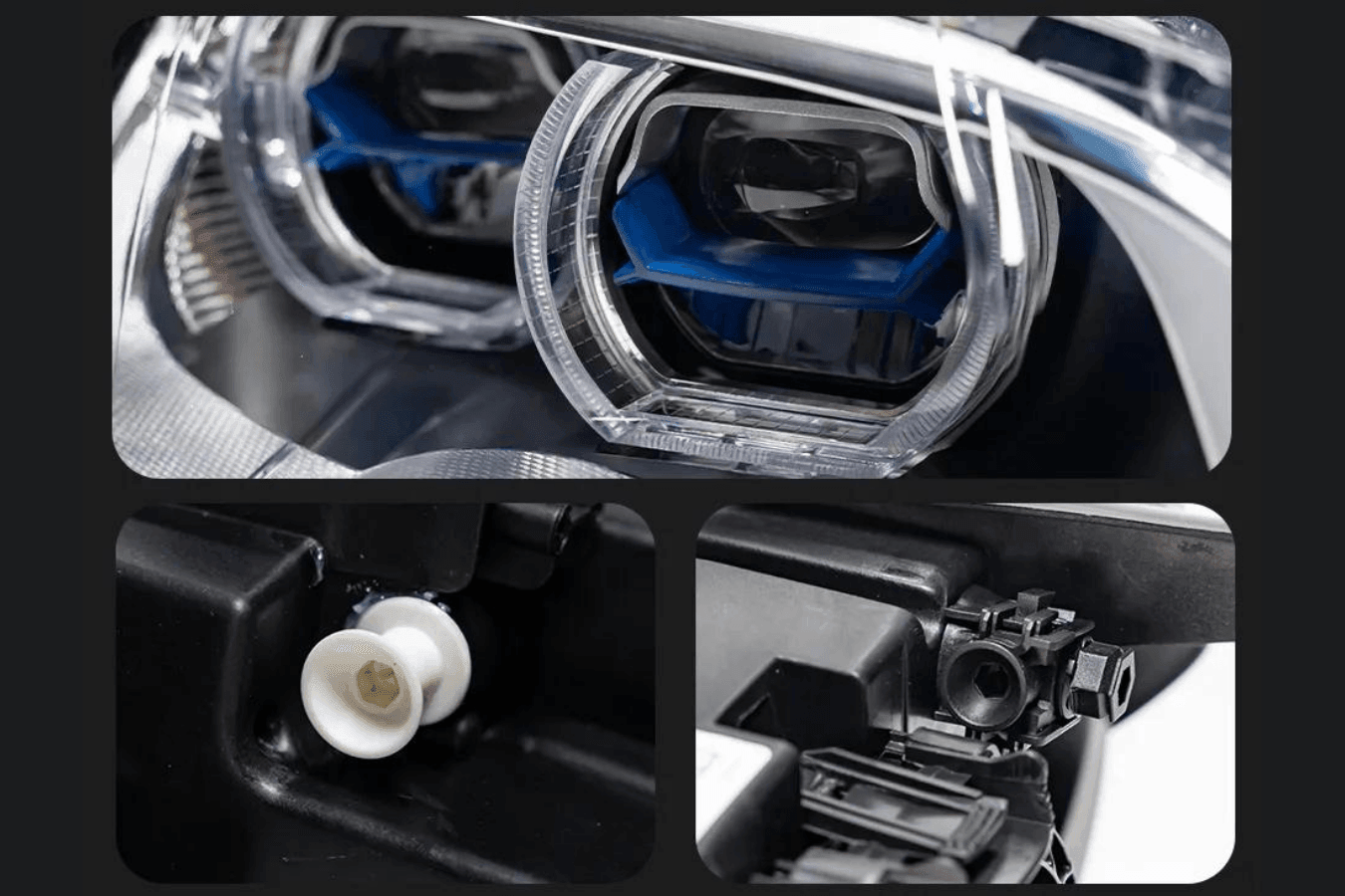BMW X5 E70 OE Style Angel Eyes Projector Headlight (2007 - 2013)