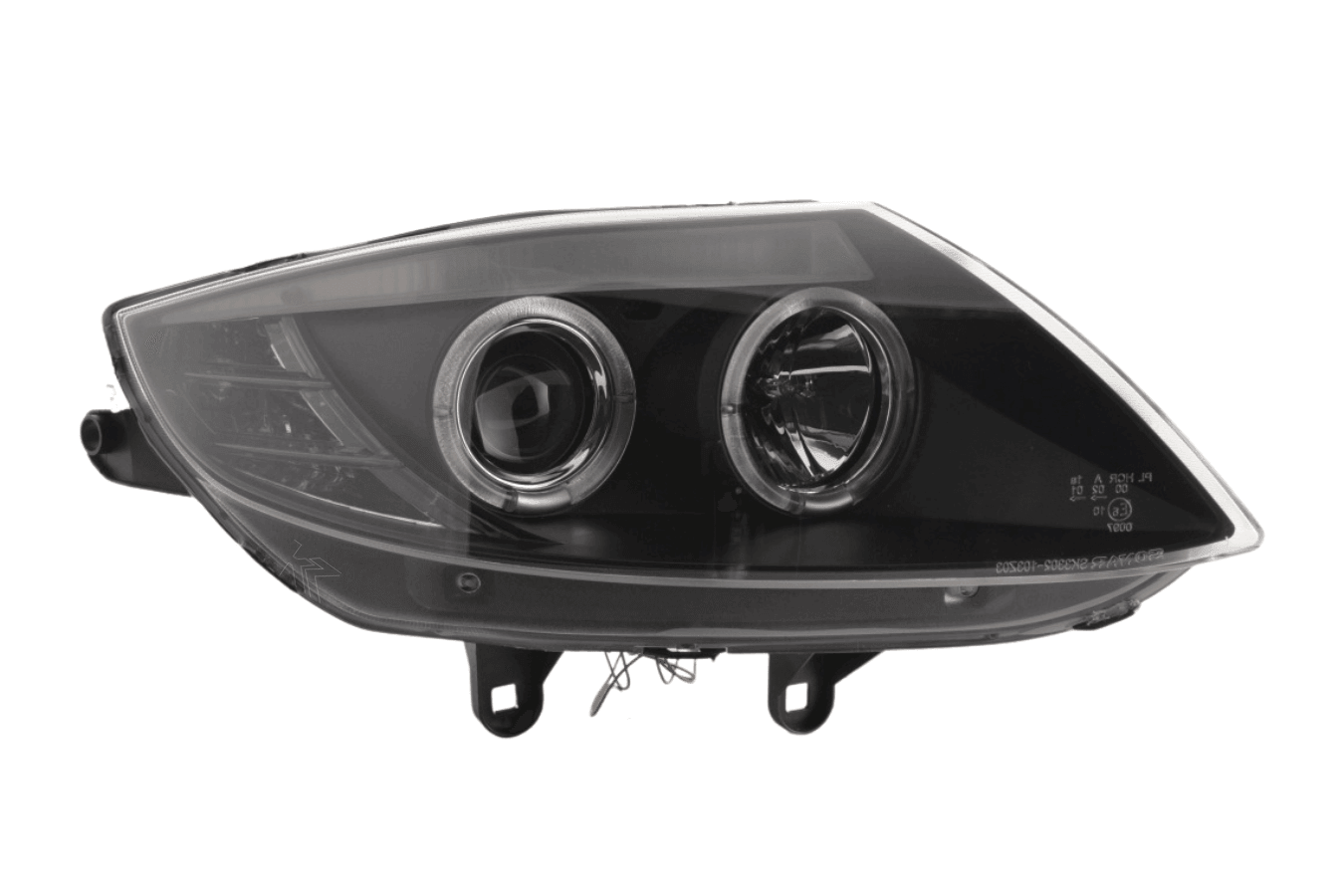 BMW Z4 E85 E86 Type Z4 Black Headlight Set (2003-2008)