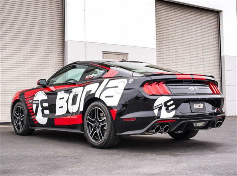Borla 2018 Ford Mustang GT 5.0L AT/MT 3in S-Type Catback Exhaust w/ Valves 140742