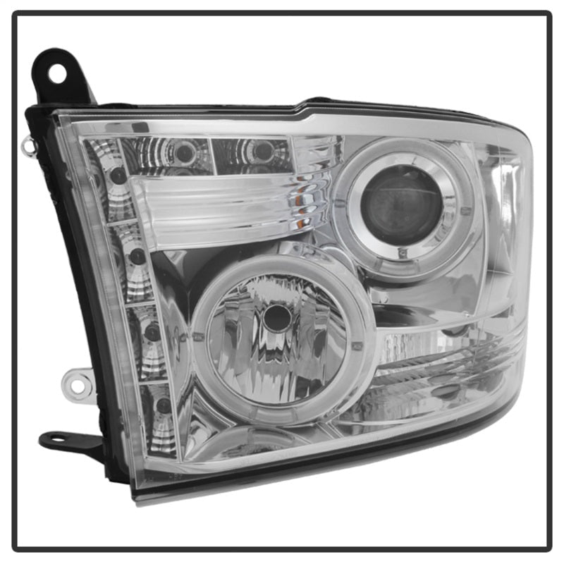 Spyder Dodge Ram 1500 09-14 10-14 Projector Headlights Halogen- LED Halo LED - Chrm PRO-YD-DR09-HL-C 5010049
