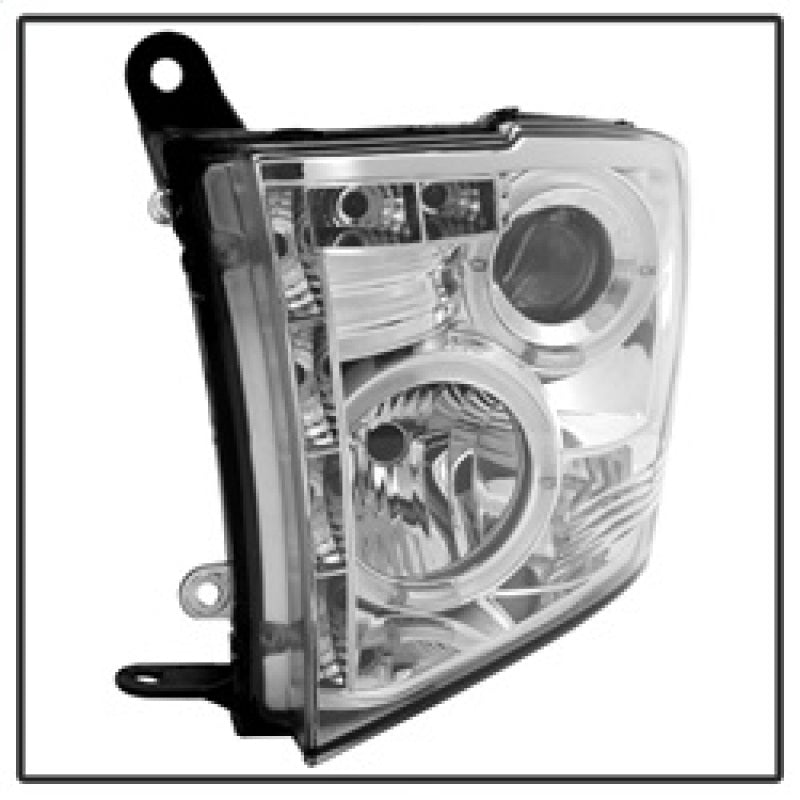 Spyder Dodge Ram 1500 09-14 10-14 Projector Headlights Halogen- LED Halo LED - Chrm PRO-YD-DR09-HL-C 5010049