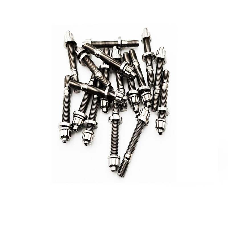 BLOX Racing Xtreme Titanium Studs M8x1.25x65mm 8 Piece Set BXFL-00309-8-TI