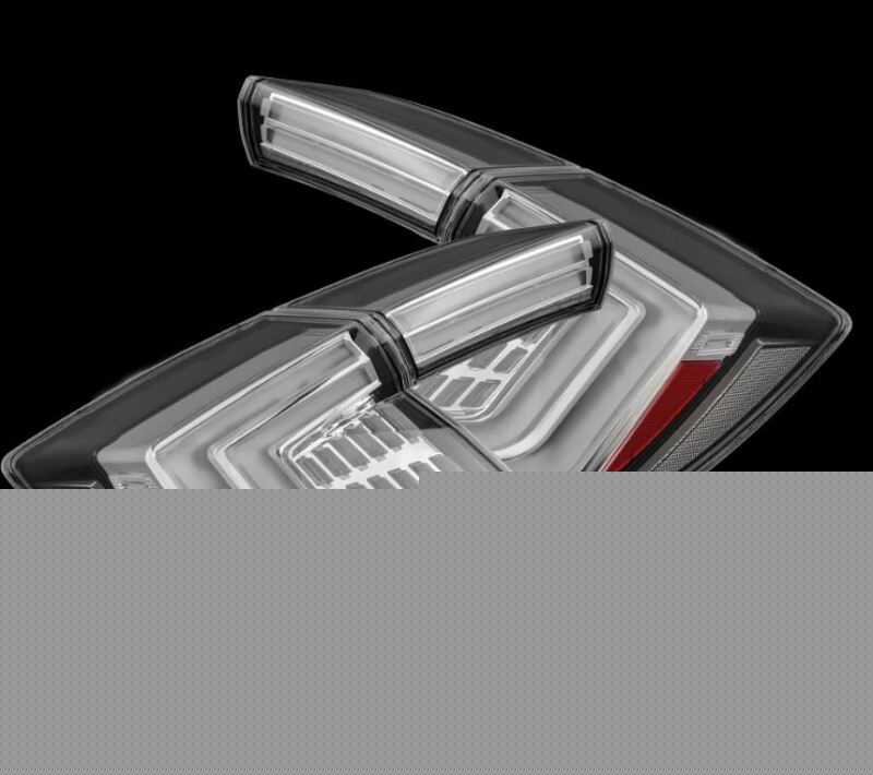 AlphaRex 16-21 Honda Civic Hatchback / Type-R FK8 Nova-Series LED Tail Lights (Pair) - Clear 676030 *Discontinued
