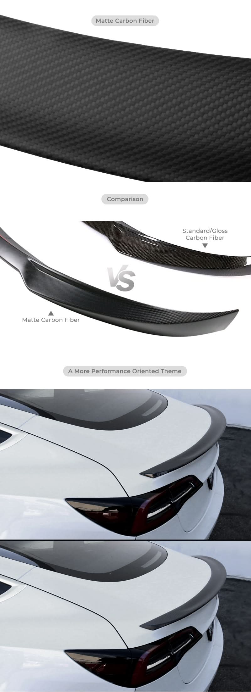 2016-2018 BENZ E-Class W213 E43 Trunk Spoiler Carbon Fiber