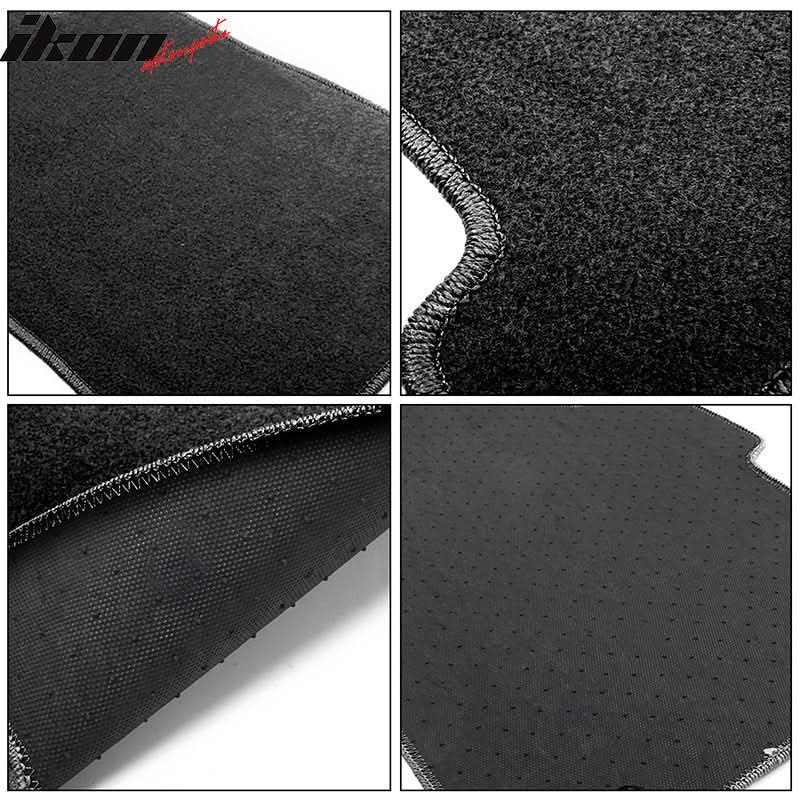 Car Floor Mat for 1997-2003 BMW E39 5 Series Black Carpet 5PC Nylon