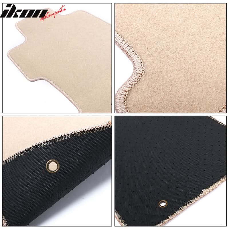 Car Floor Mat for 2008-2015 Scion xB Beige Carpet 4PC Nylon