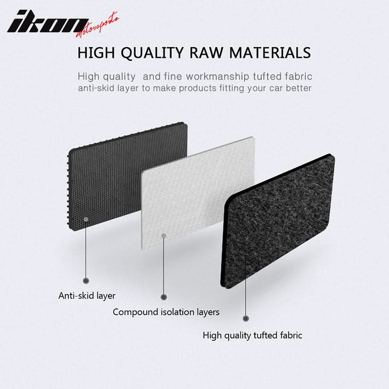 Car Floor Mat for 2013-2020 Lexus GS Black Car Front Rear  Nylon 4PC