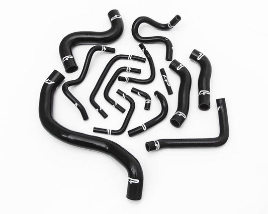Agency Power 14pc Black Silicone Radiator Hose Kit Nissan GTR R35 08-15 AP-GTR-151BLK