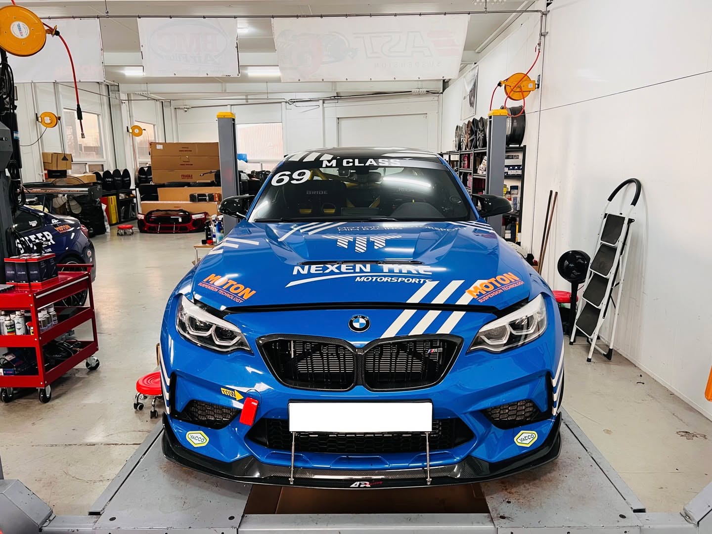 BMW F87 M2 Competition Bumper Carbon Fiber Front Wind Splitter 2019-2021