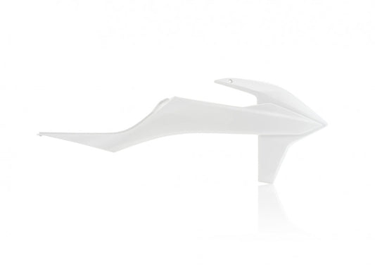 Acerbis 19-22 125-500 SX/SX-F/XC-F/XC/XCF-W/XC-W/EXC/EXC-F Radiator Shroud - White 2726510002