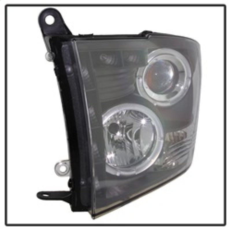 Spyder Dodge Ram 1500 09-14 10-14 Projector Headlights Halogen- LED Halo LED - Blk PRO-YD-DR09-HL-BK 5010032