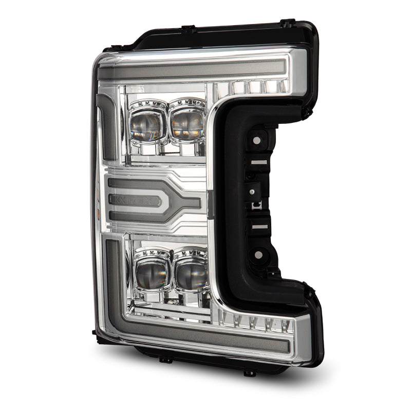 AlphaRex 17-19 Ford F-250/350/450/550 Super Duty NOVA-Series LED Proj Headlights Chrome w/SS & SBDRL 880347 *Discontinued