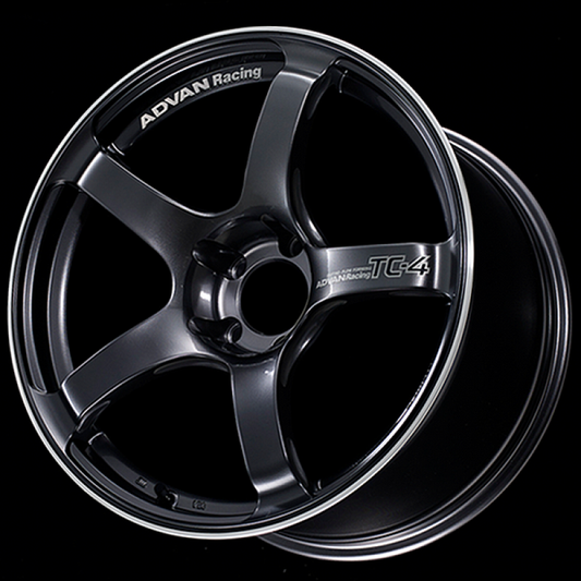 Advan TC4 18x7.5 / +42 Offset / 5x112 / 66.5mm Bore / Racing Gunmetallic and Ring YAD8F42MGMR
