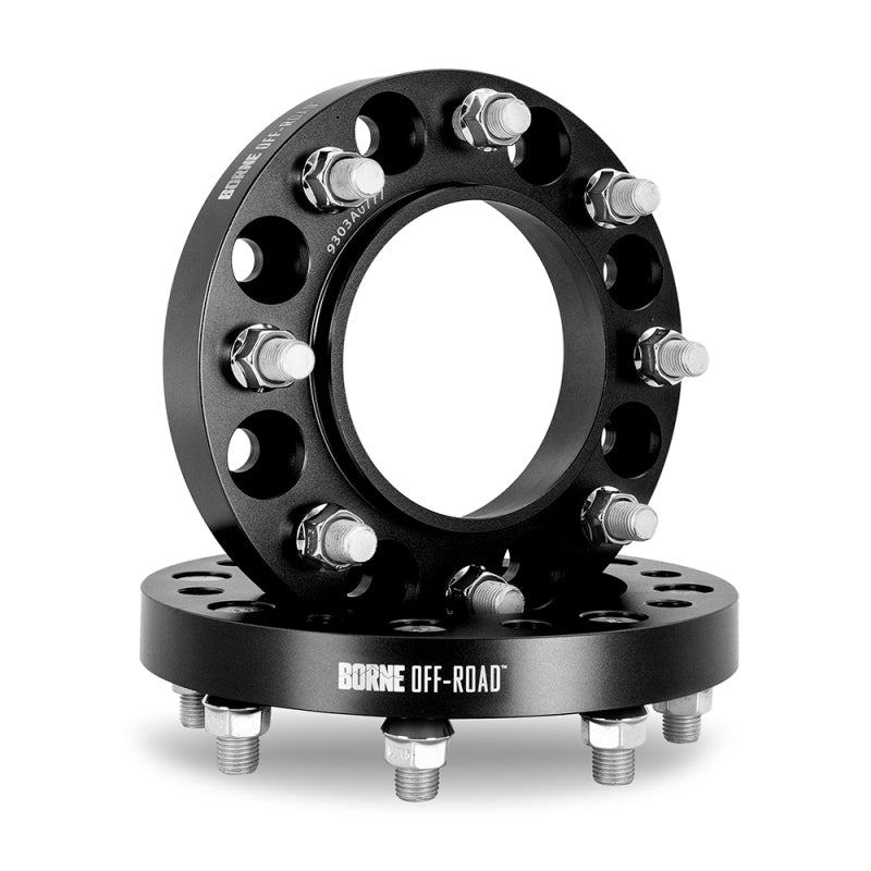 Borne Off-Road Wheel Spacers 8x180 124.1 32 M14 Black BNWS-009-320BK