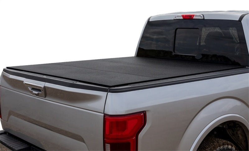 Access LOMAX Folding Hard Cover 08-16 Ford Super Duty F-250/F-350/F-450 6ft 8in Box Black Urethane B3010039