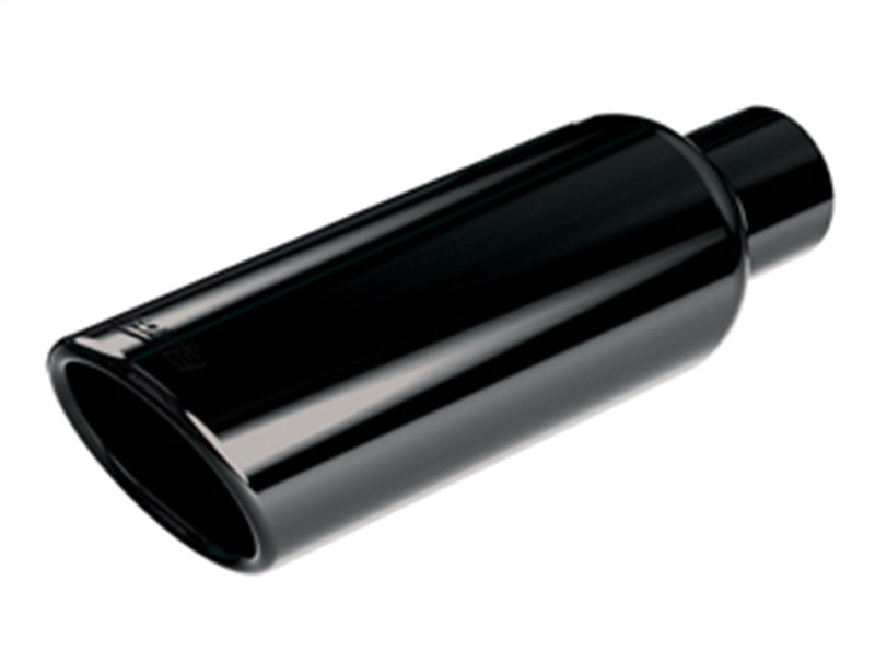 Borla Atak S Rear Section 15-17 Ford Mustang GT 5.0L V8 MT/AT 2.5in pipe 4in tip (Black Chrome) 11895BC
