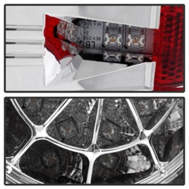 Spyder Toyota Tundra 07-13 LED Tail lights Chrome ALT-YD-TTU07-LED-C 5029591