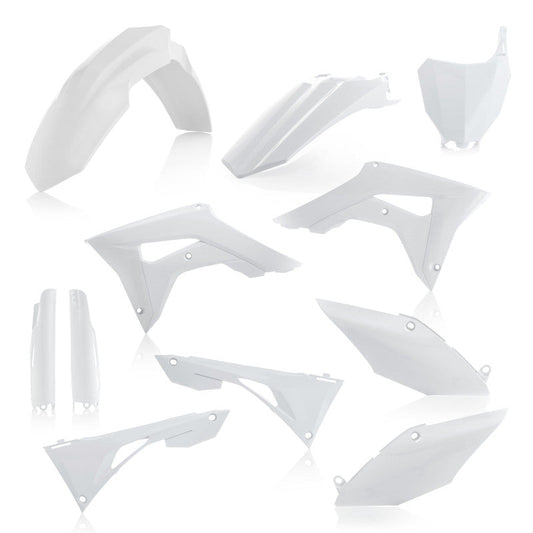 Acerbis 19-21 Hon CRF250R/450R/2022 CRF450R-S (Air Box Cover/ No Tank Cover) Full Plastic Kit - Wht 2736250002