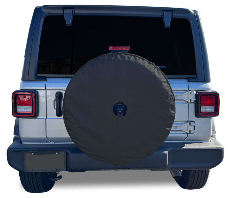 Covercraft Heavy Duty Spare Tire Cover w/ Back Up Camera Opening - 26.5in - 29in x 6in - 8.75in Tire ST1101BK