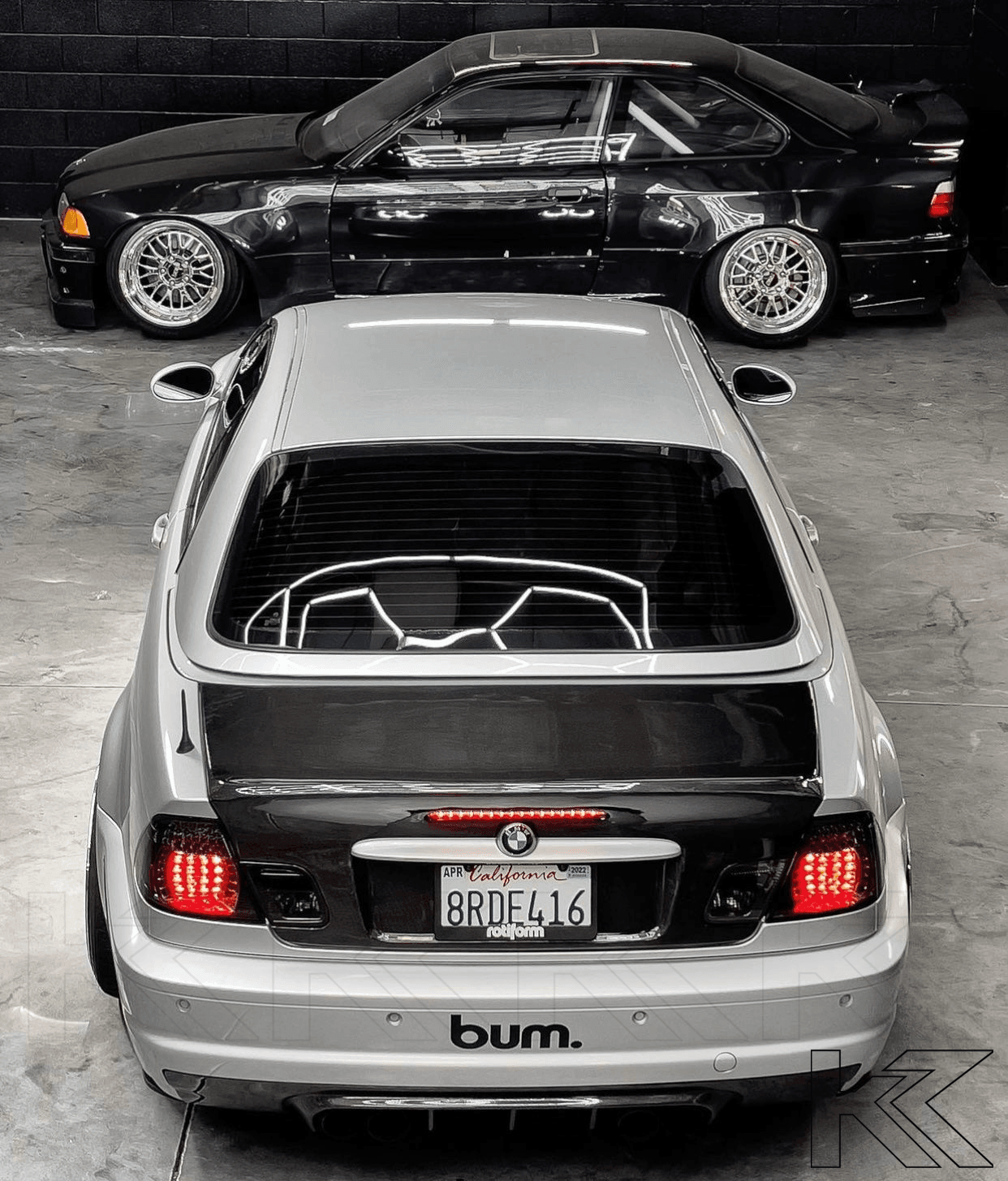 E46 Convertible Clear/Smoked LED Tail Lights (1999-2003)