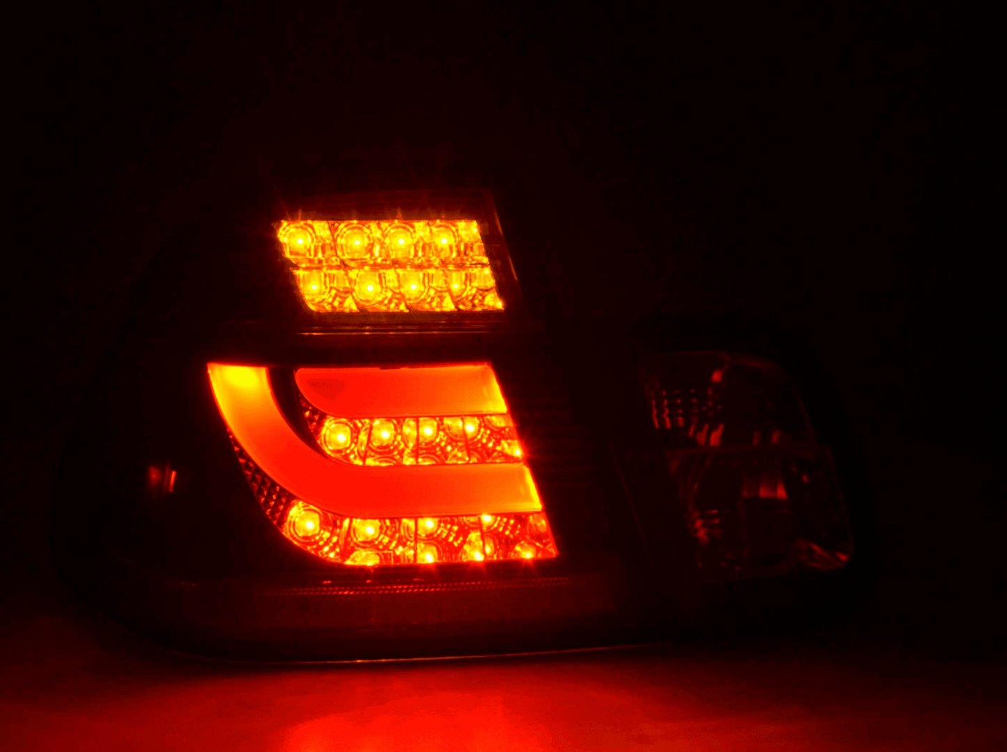 E46 Sedan LED Bar Black Tail Lights (02-05)