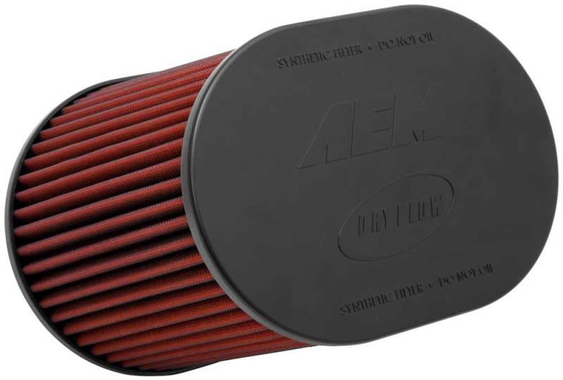AEM Induction AEM Dryflow Air Filter Oval Straight 9in Base OS L x 5in Base OS W x 9.5in Top OS L x 6.75 OS Top W 21-2269DK