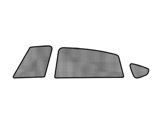 3D MAXpider 2013-2017 Subaru XV Crosstrek Black Sun Shades - Side Windows S1SB0081