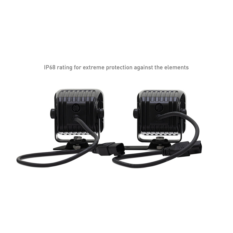 Borne Off-Road 21+ Bronco Light Pods 4pc Ditch 3x3 Spot Upfit BNLT-BR-21-DT4SU