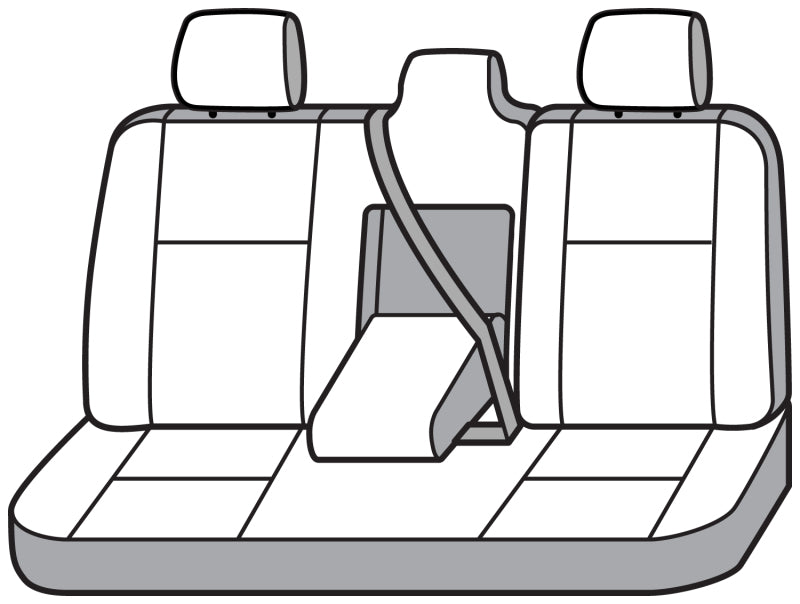 Covercraft 2024+ Toyota Corolla Cross Polycotton SeatSaver 2nd Row Seat Covers - Charcoal SS7591PCCH