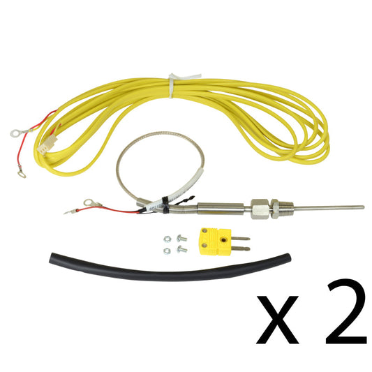 AEM Electronics EGT Sensor - 2 Pk,QTY 2 K-Type Closed Tip Thermocouples, Inconel