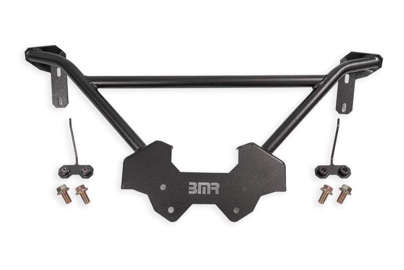 BMR Suspension 64-72 GM A-Body Front Reinforcement Brace - Black Hammertone CB410H