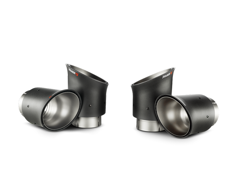 Akrapovic 14-17 Chevrolet Corvette Z06 (C7) Slip-On Line (Titanium) w/ Carbon Tips MTP-CO/TI/2