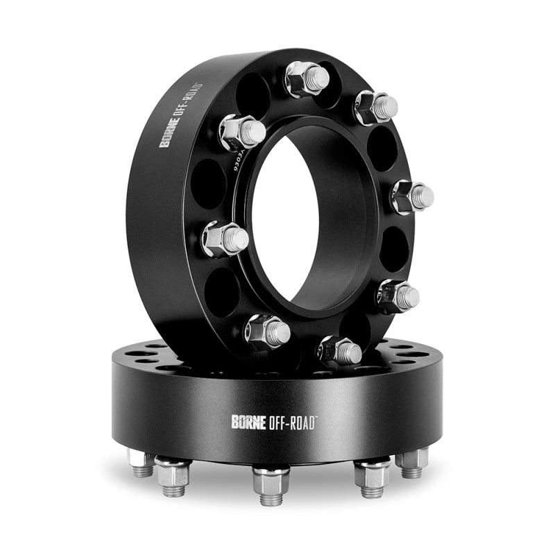 Borne Off-Road Wheel Spacers - 6x139.7 - 93.1 - 35mm - M12 - Black BNWS-001-350BK