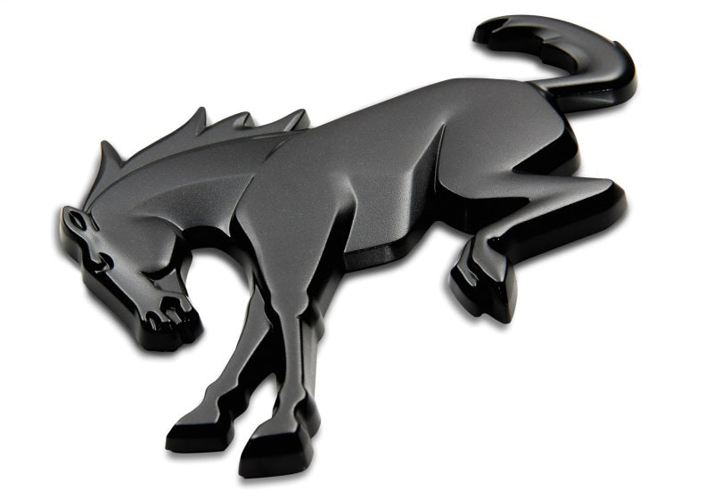 Ford Racing Bronco Rear Emblem - Matte Black M-1447-BRMB