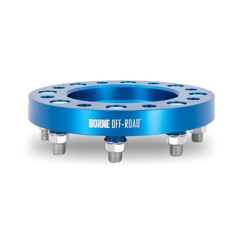 Borne Off-Road Wheel Spacers 8X165.1 121.3 25 M14 Blu BNWS-006-250BL