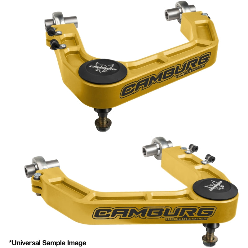 Camburg Toyota Tundra 2WD/4WD 22-23 KINETIK V2 Performance Billet Uniball Upper Arms (Gold) CAM-310189-GLD