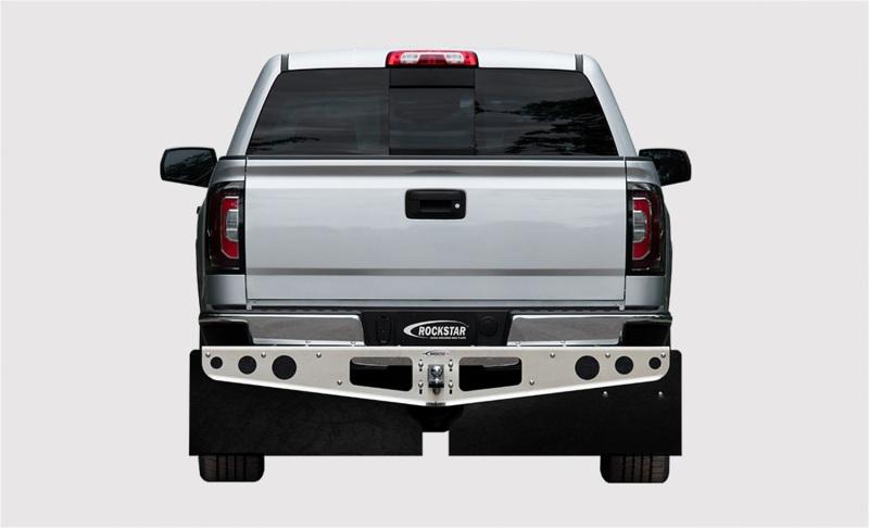 Access Rockstar XL 2019+ Ram 1500 Smooth Mill Finish Hitch Mounted Mud Flaps (Trim to Fit) A10400511