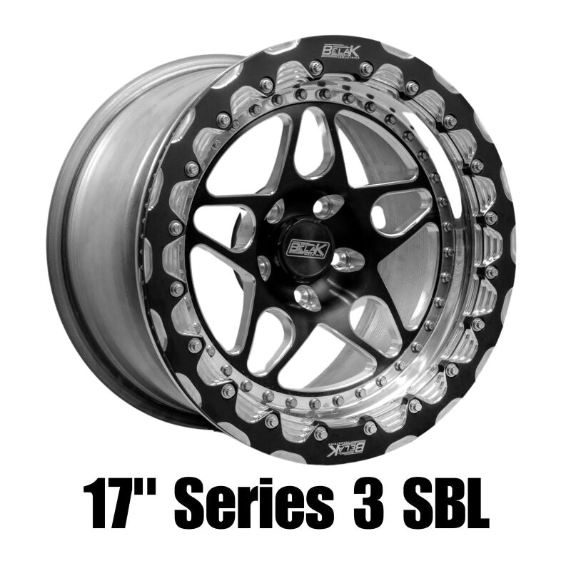 Belak Wheels Belak  17x4.5 Monoblock Skinny Wheel 5x115 2.25in backspace 17455115S32BS-1PC