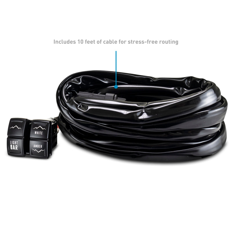Borne Off-Road Light Bar Wire Harness For 30-50in Bar BNLT-HAR-3050