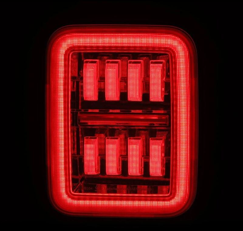 AlphaRex 19-24 Jeep Gladiator JT Nova-Series Prismatic LED Tail Lights - Chrome 602060 *Discontinued