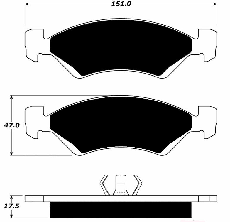 Porterfield Brake Pads for 1988 FERRARI Mondial