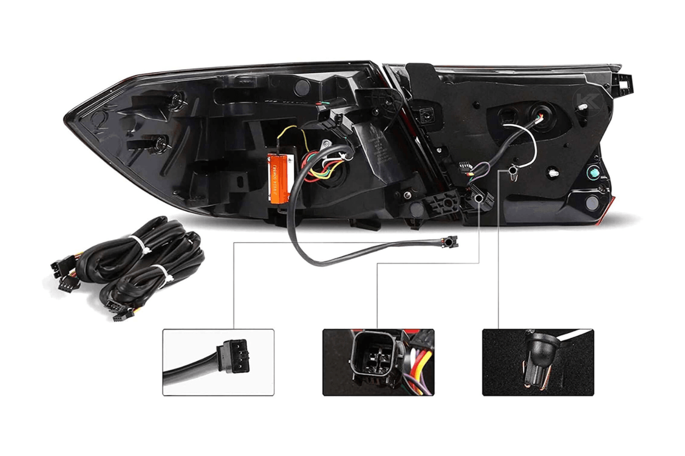 Honda Accord 10th Gen Smoked Dynamic LED Tail Lights (2018-2022)