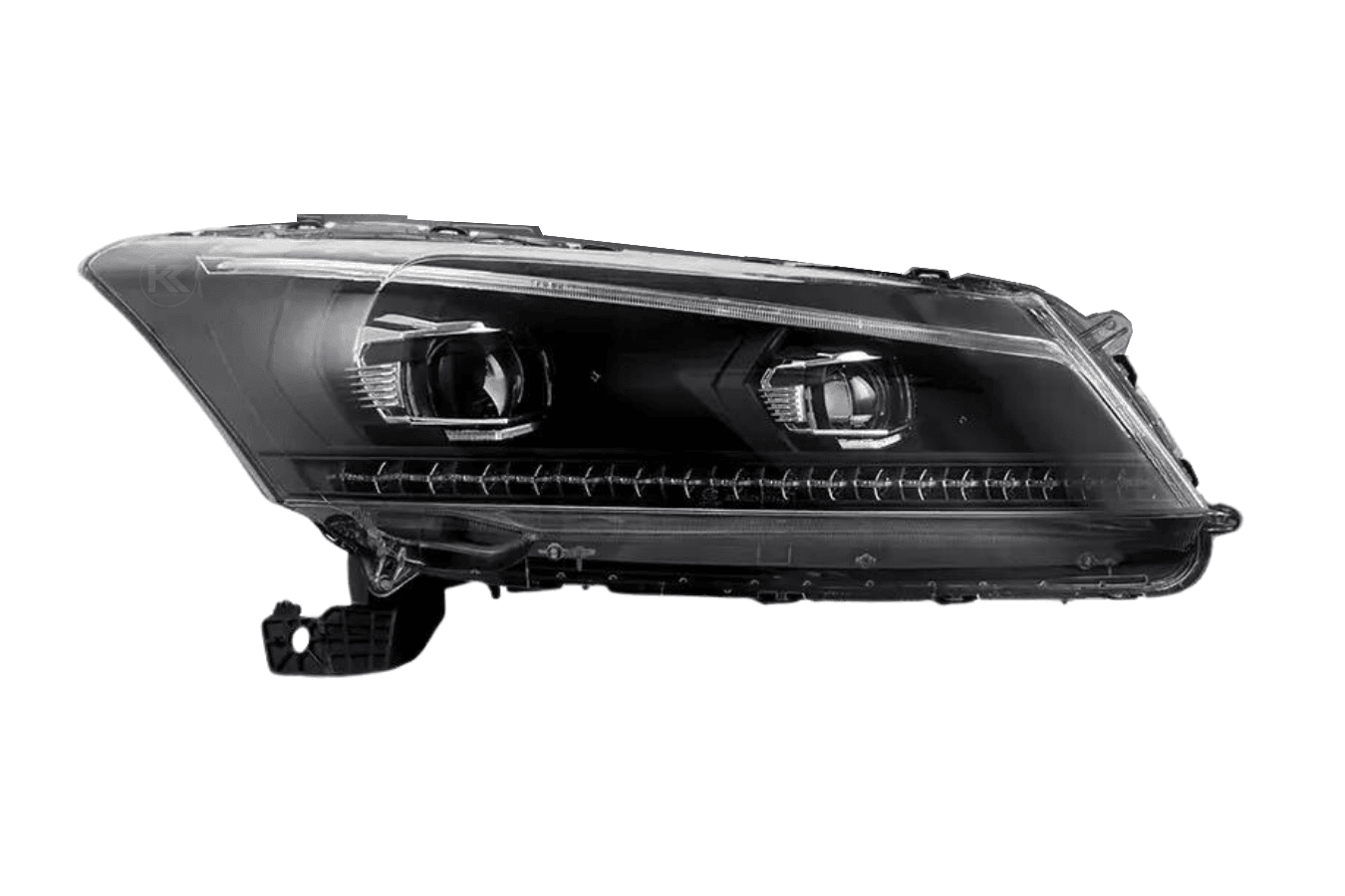 Honda Accord 8th Gen Inspired Black Demon Eyes and Ordinary Projector Headlights (2008-2012)