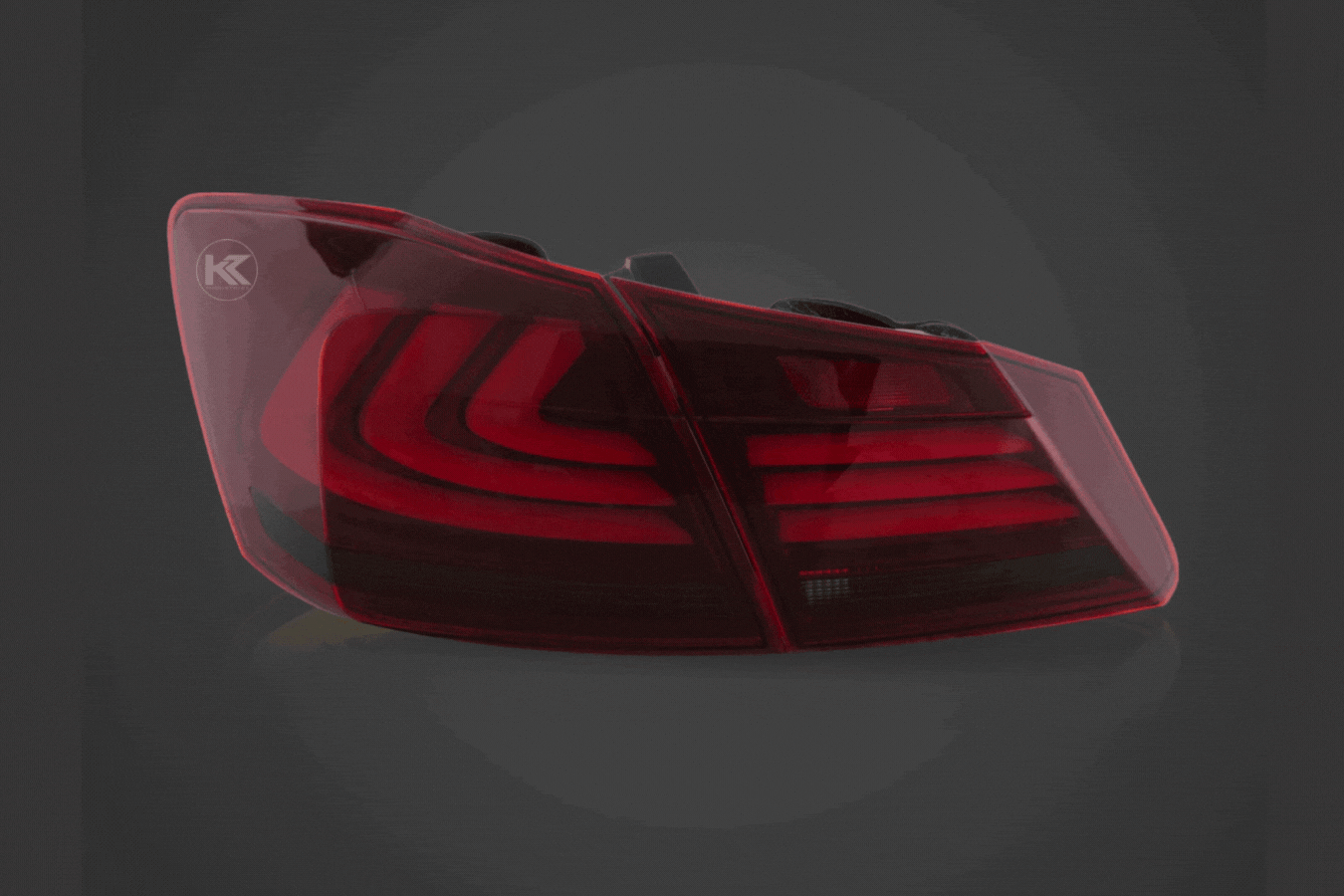 Honda Accord 9th Gen -Red,Red Smoked, Full Smoke- LED Tail Lights Upgrade (2013-2015)