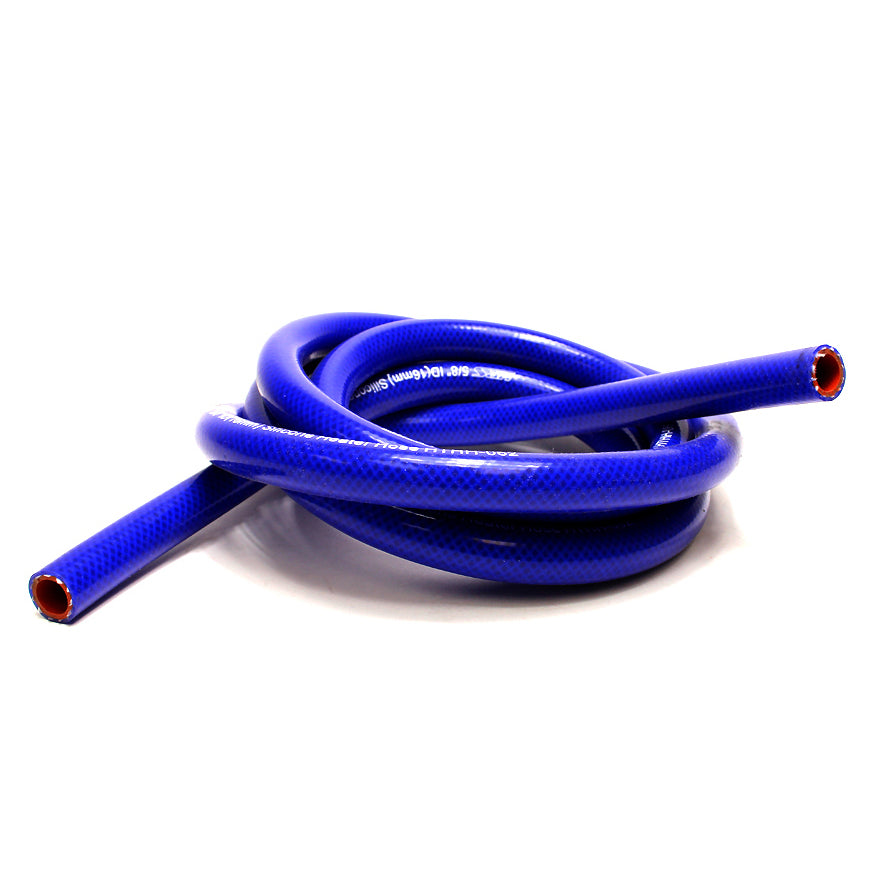 HPS High Temp 5/8"ID(16mm) Reinforced Silicone Heater Hose Blue-10 Ft Roll