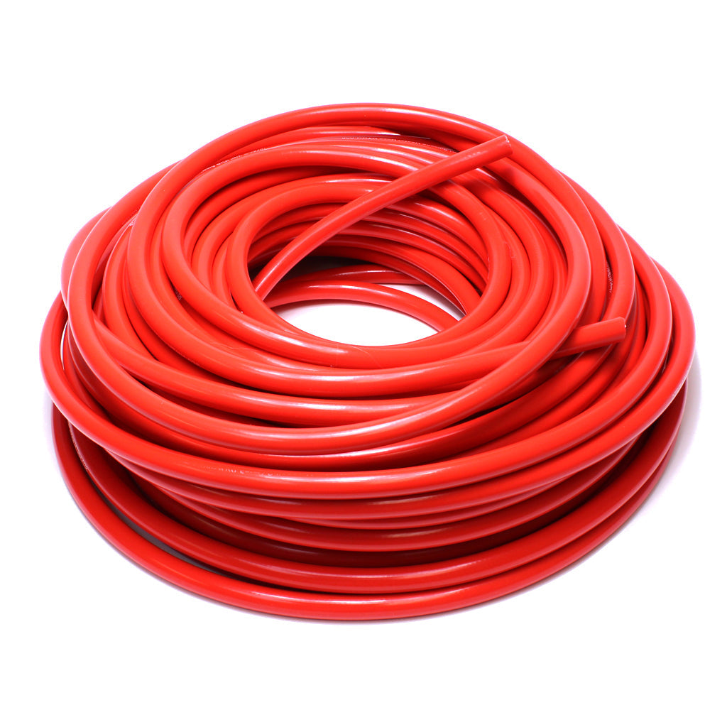 HPS High Temp 3/4" ID (19mm) Reinforced Silicone Heater Hose Red - 100 Fee