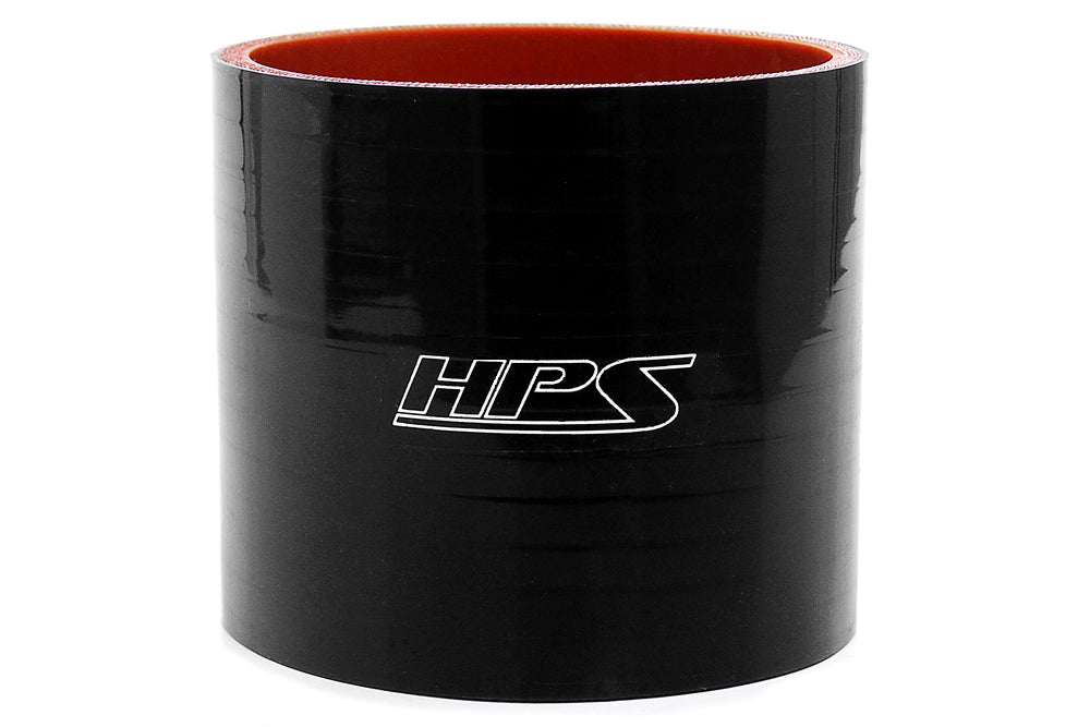 HPS Performance Products HPS 3-3/4" (95mm) Silicone Straight Coupler Hose, High Temperature 4-ply Reinforced